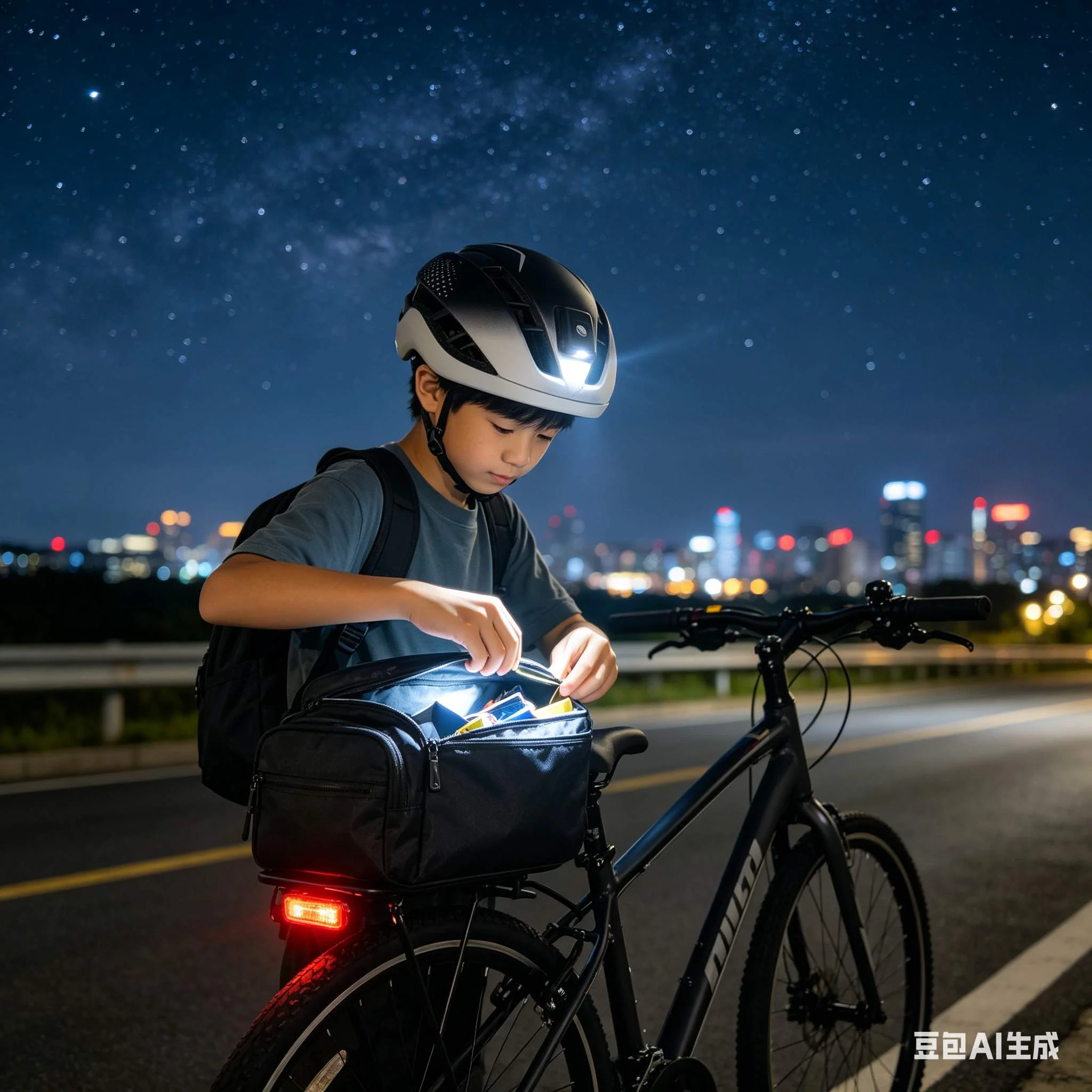 POWERCAP LED Safety Helmet - Construction hard hat with built-in LED lighting